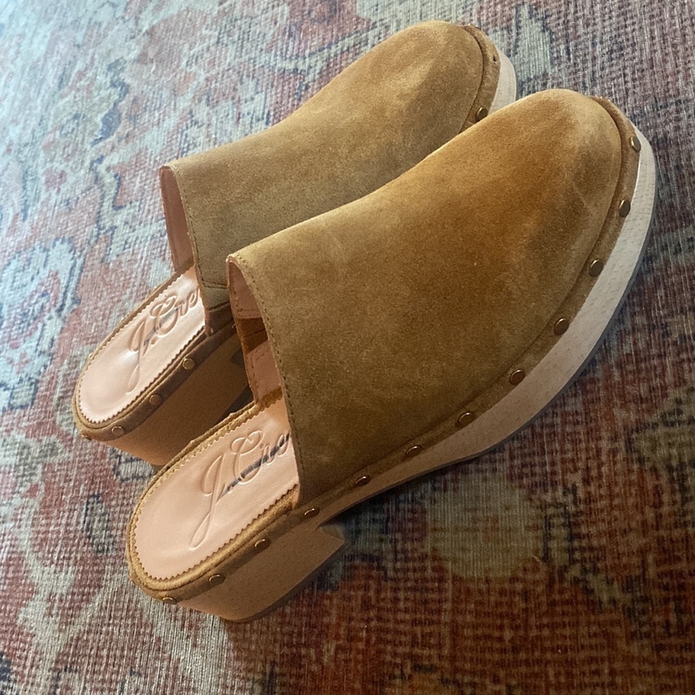 J Crew Dakota clogs in suede BJ797 - Picture 3 of 6